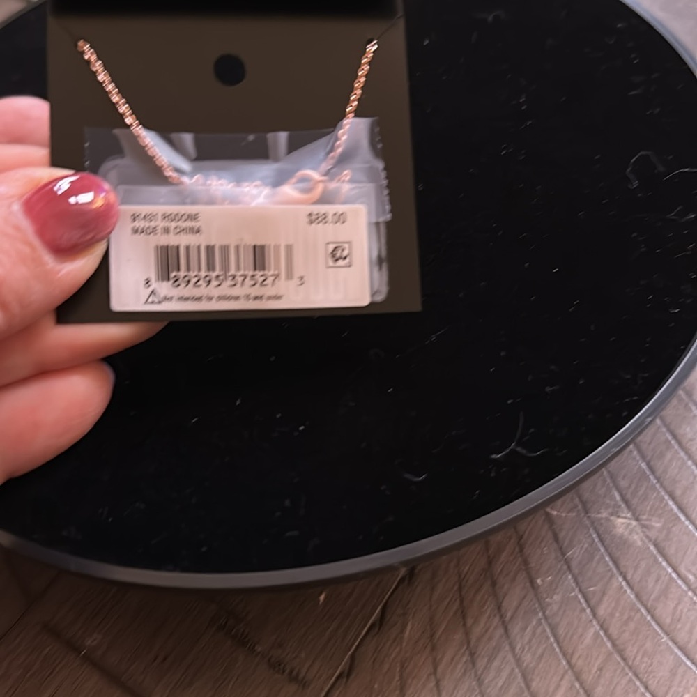 Coach Pave Bar Charm Necklace - Picture 2 of 2